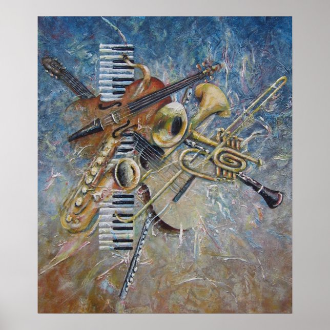 Impression mélodique Abstraite (Devant)