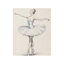 Impression métallique Ballerine élégante
