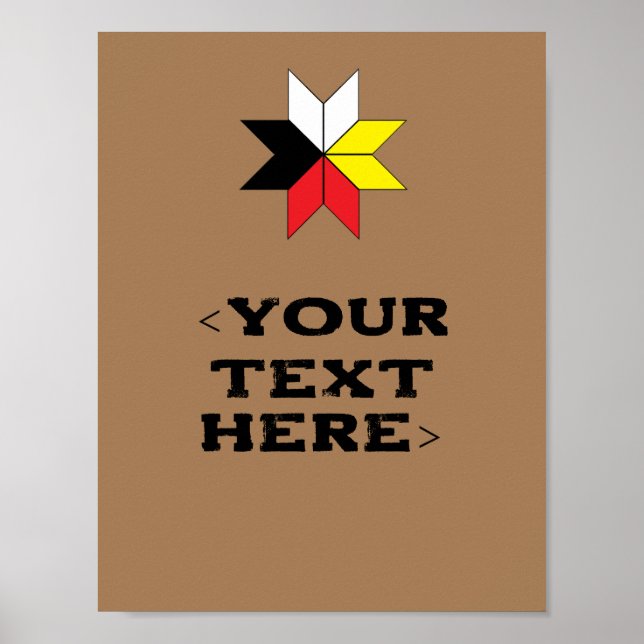 Impression MiKmaq Star (Devant)