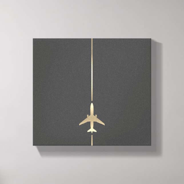 Impression minimaliste de toile d'aviation (Recto)
