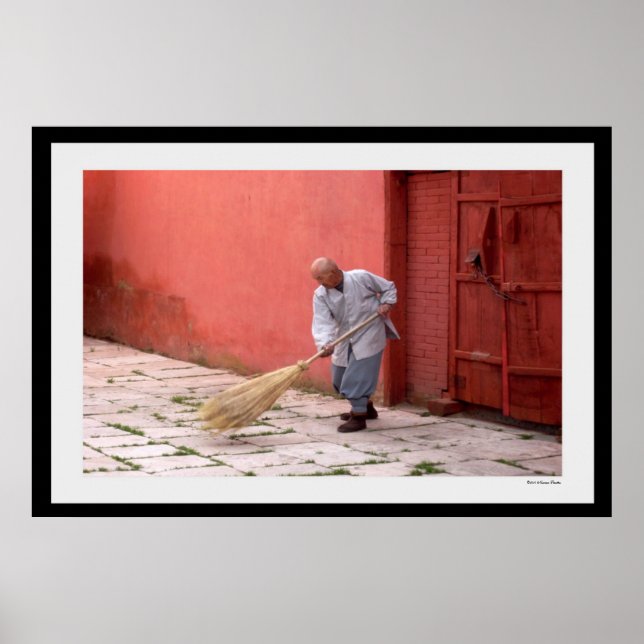 Impression moine bouddhiste (Devant)