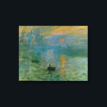 Impression Monet Impression Sunrise<br><div class="desc">Impression : soleil levant,  ou "Impression Sunrise" est le titre de cette oeuvre impressionniste du maître Claude Monet. L'image est maintenant dans le domaine public,  et peut être un bel ajout à votre maison ou bureau comme une galerie enveloppé de toile imprimé.</div>