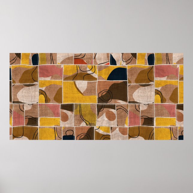 Impression motif de la surface composée de collage (Devant)