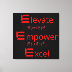 Impression Motiovationnelle sur toile étirée