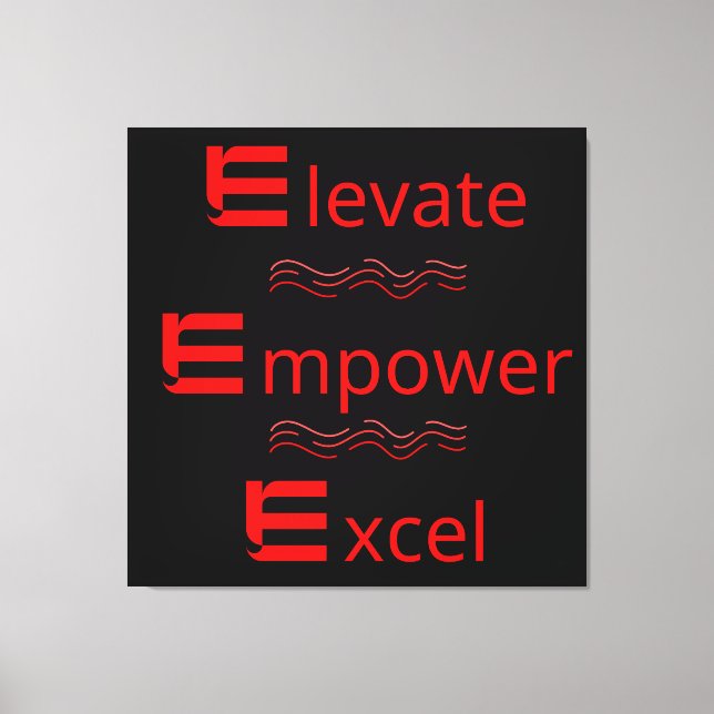 Impression Motiovationnelle sur toile étirée (Recto)