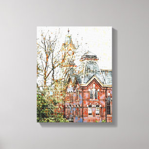 Impression numérique sur toile étirée