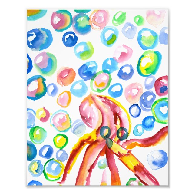 Impression Octopus joueuse (Devant)