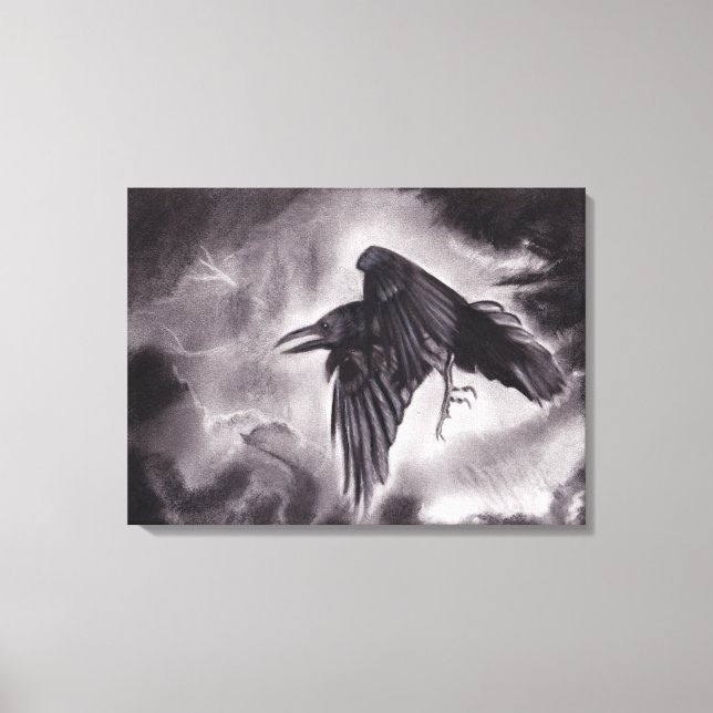 Impression Omen Raven Canvas (Recto)