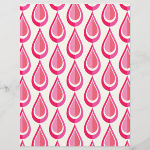 Impression papier rétro les années 70 60s