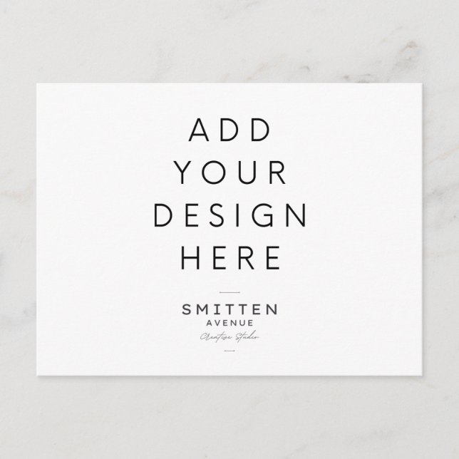 Impression par carte postale d'invitation (Devant)