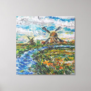 Impression Pays-Bas Lanscape Canvas