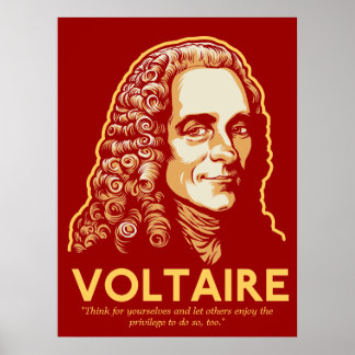 Impression personnalisable Voltaire