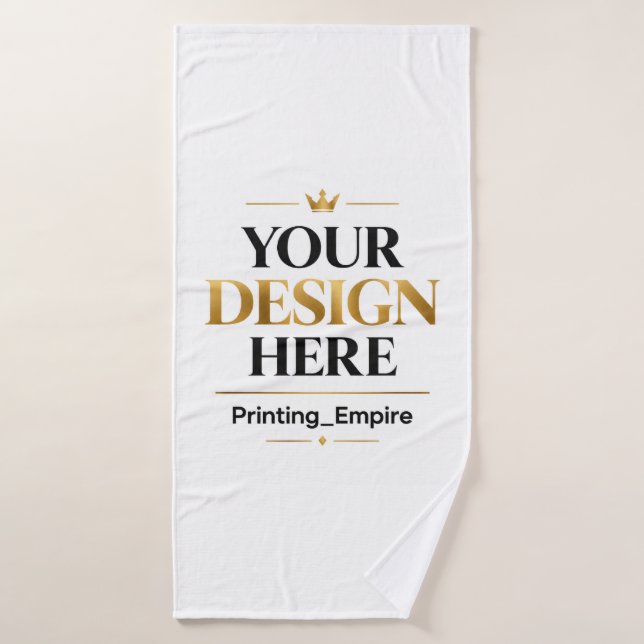 Impression personnalisée - Commande en gros sans m (Serviette de bain)