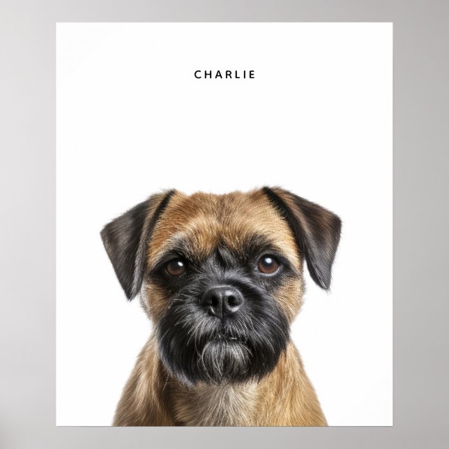 Impression personnalisée de Bordure Terrier (Devant)