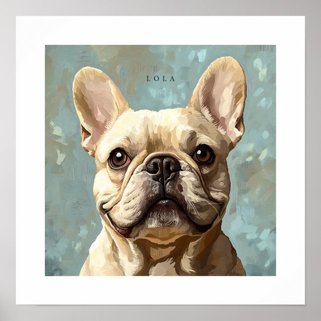 Impression personnalisée de Bouledogue français (Devant)