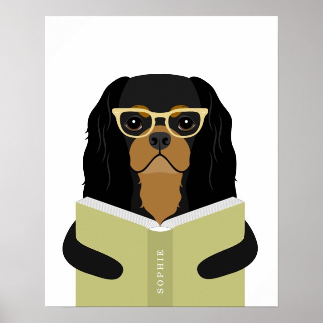 Impression personnalisée de chien Cavalier (Devant)