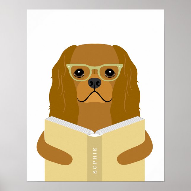 Impression personnalisée de chien Cavalier (Devant)