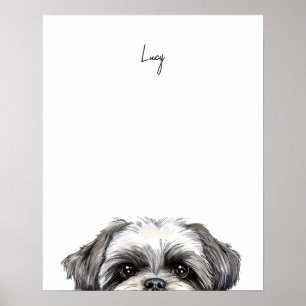 Impression personnalisée de chien Shih Tzu