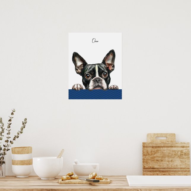 Impression personnalisée de chien Terrier de Bosto (Cuisine)