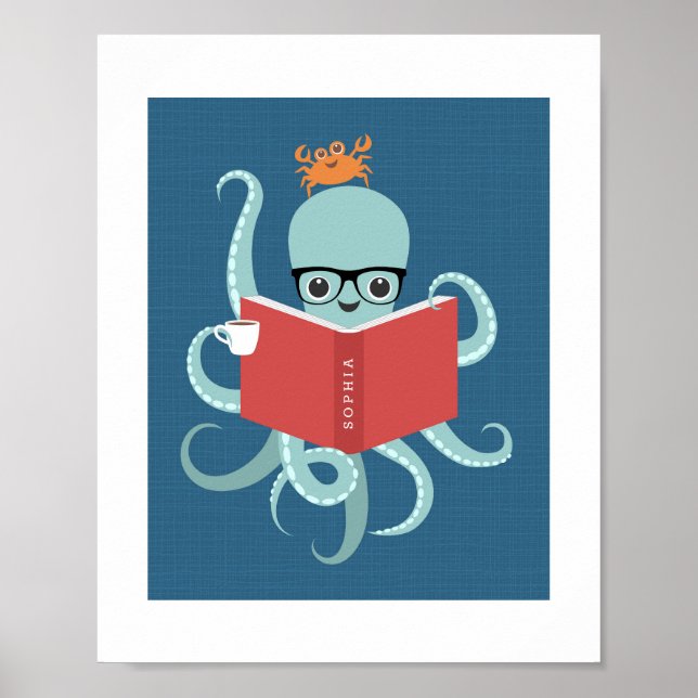 Impression personnalisée de l'affiche Octopus (Devant)