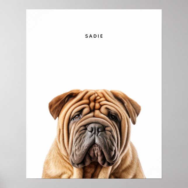 Impression personnalisée de Shar Pei (Devant)