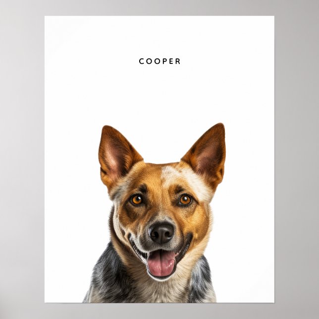 Impression personnalisée du chien de bétail austra (Devant)