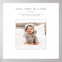 Impression personnalisée d'une seule photo