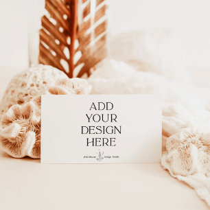 Impression personnalisée sur carte 2 x 3,5 pouces 