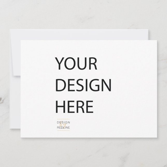 impression personnalisée sur invitation 7x5 (Devant)