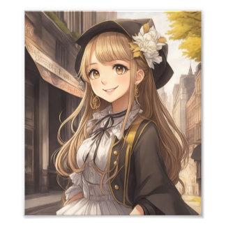 IMPRESSION PHOTO かわいい女の子のイラスト Tシャツ