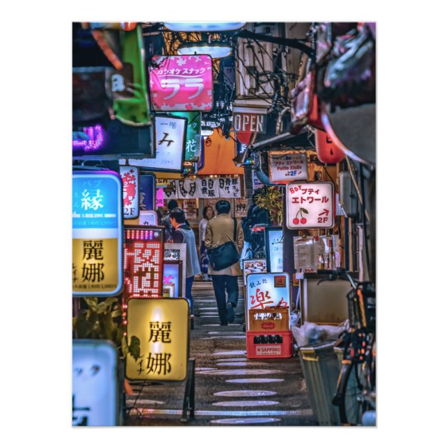 IMPRESSION PHOTO 東京の居酒屋街Lサイズ  (Devant)