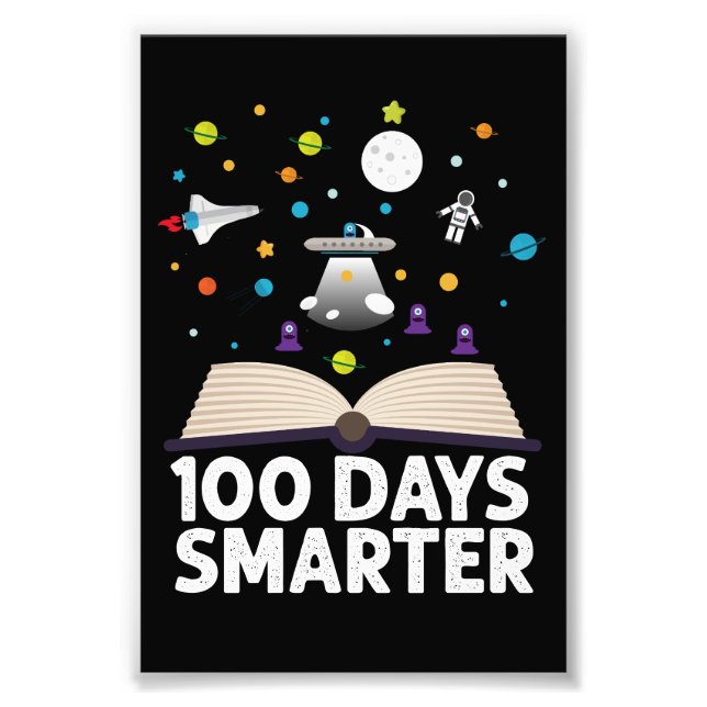 Impression Photo 100e jour d'école 100 jours de livres plus intelli (Devant)