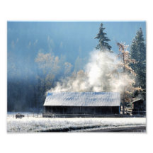 Impression photo 10 po x 8 po || Misty Barn