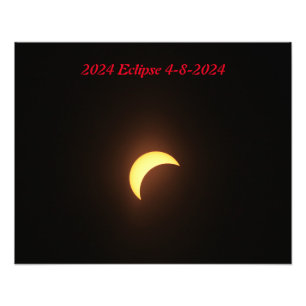 Impression Photo 2024 Eclipse 4-8-2024 sur une journée historique