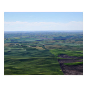 Impression Photo 20X16 la Rolls douce des collines de Palouse