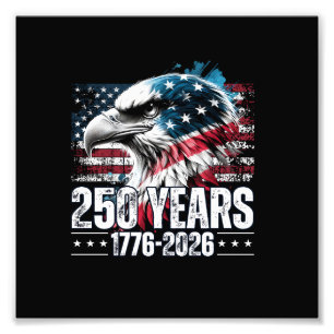 Impression Photo 250e anniversaire États-Unis Anniversaire Manche L