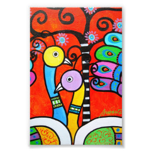 Impression Photo 2 paons