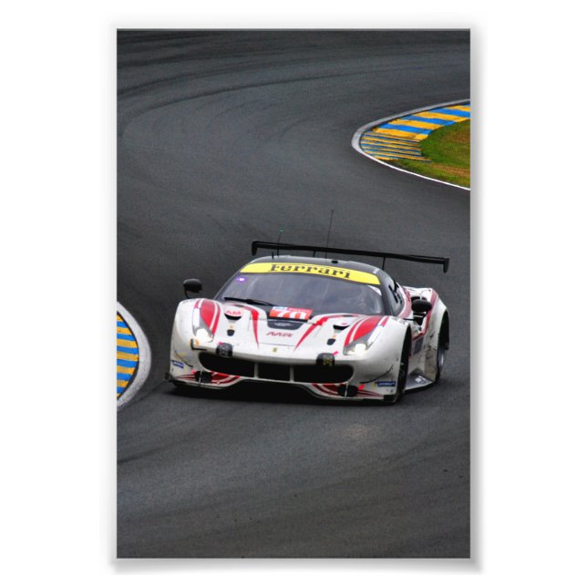 Impression Photo 488 GTE 24 Heures du Mans 2019 (Devant)