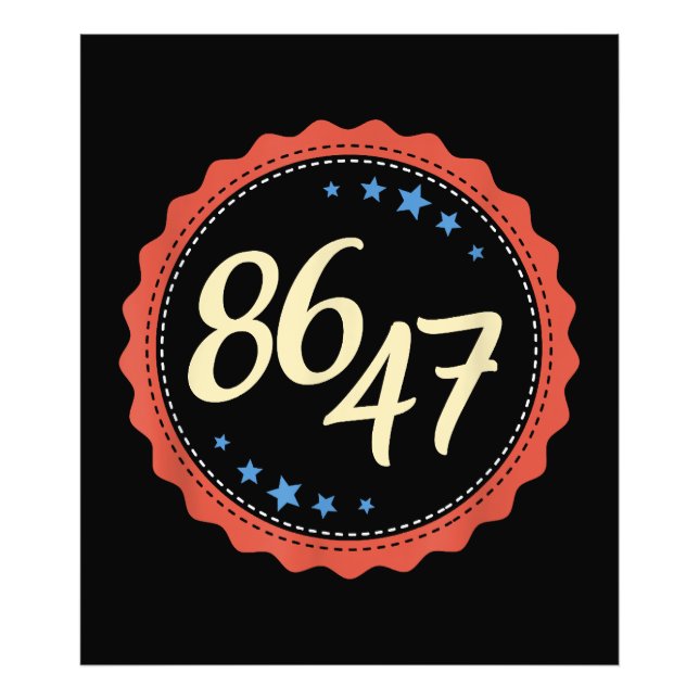 Impression Photo 86 47 Anti Trump drôle (Devant)