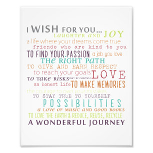 Impression Photo 8x10 Family Word Art Collage House Règles