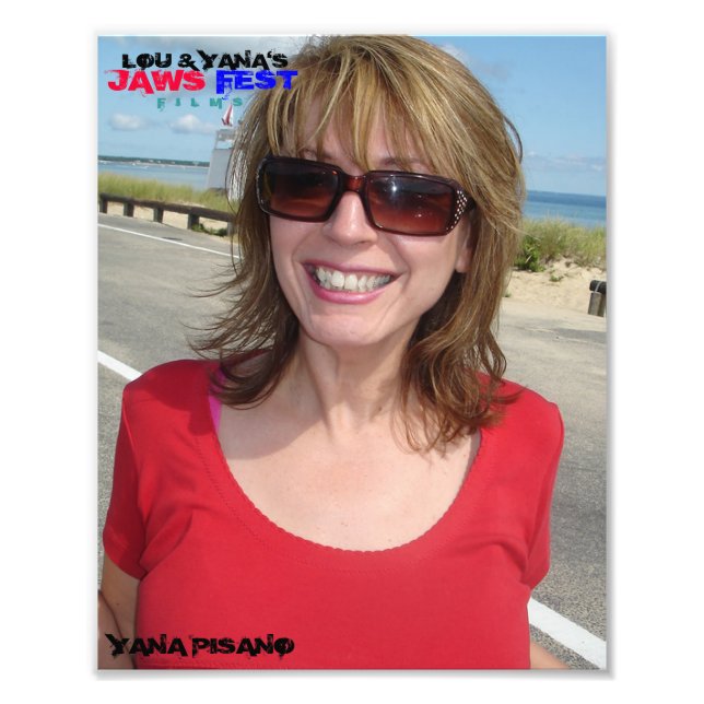 IMPRESSION PHOTO 8X10 "YANA EN ROUGE" (Devant)
