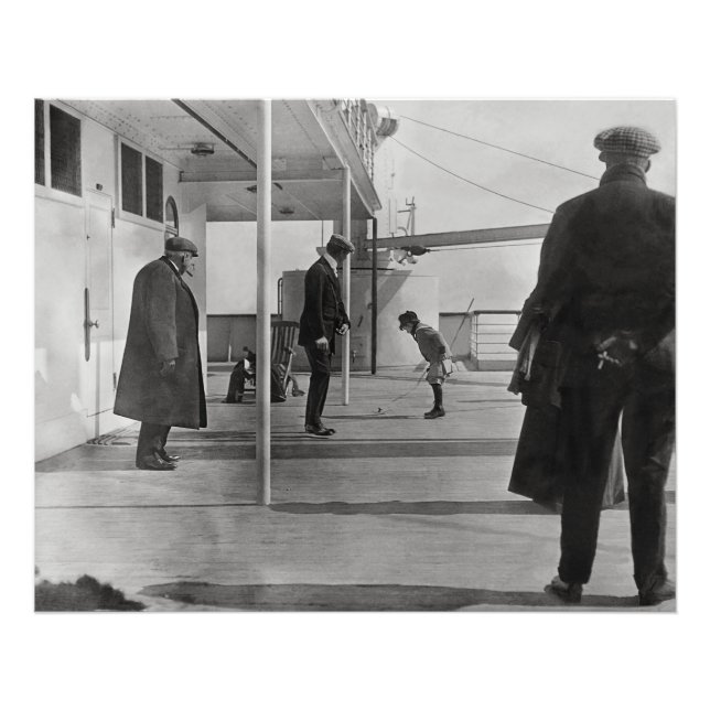 Impression Photo À bord du Titanic (Devant)