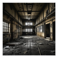 À l'intérieur d'une station abandonnée