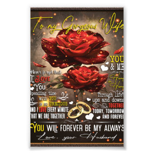 Impression Photo À Mon Cadeau Femme, Cadeau Amour Couple, Cadeau Ma