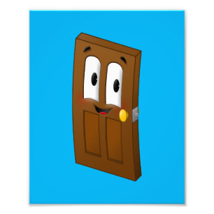 Impression photo à porte ouverte