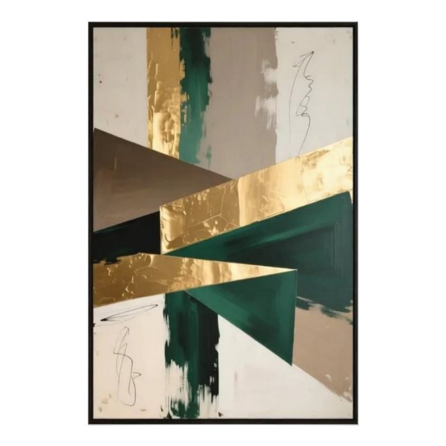 Impression Photo Abstract Design Wall Art (Devant)