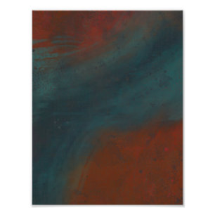 Impression Photo Abstrait 1 : rouges et bleus