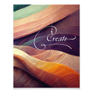 Impression Photo Abstrait, Créer une typographie décorative