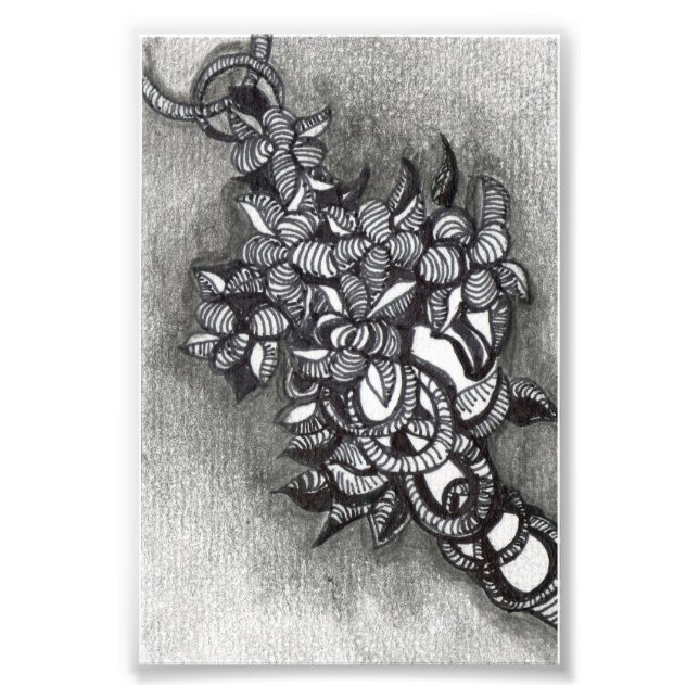 Impression Photo Abstrait Inspiré. Une grappe de angles (Devant)