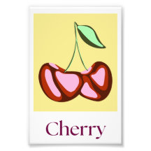 Abstrait Moderne Fruit Cherry Wall Art